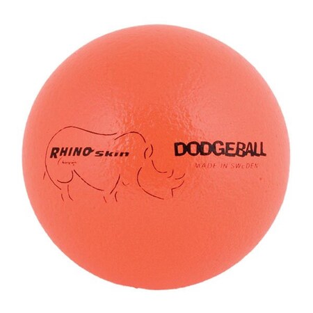 Champion Sports 6.3 in. Rhino Skin Ball, Neon Orange RXD6NOR